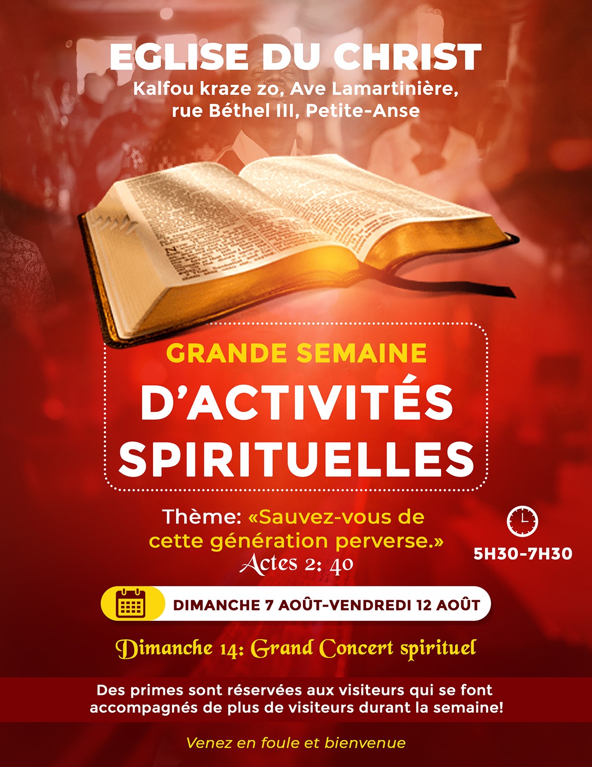 Flyer - for spiritual activities