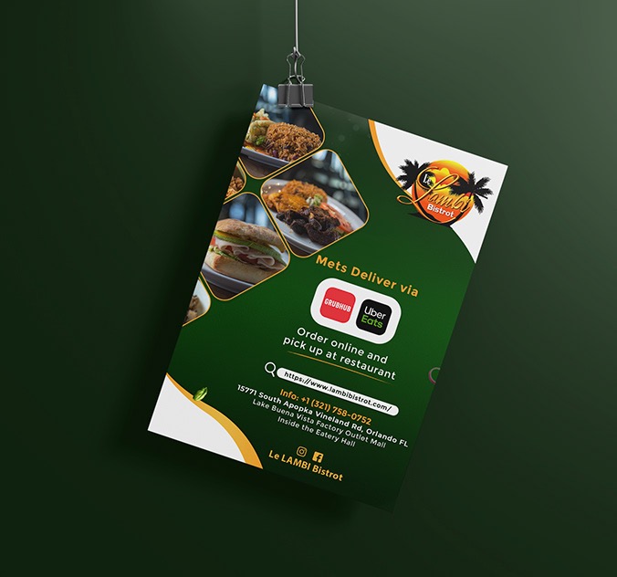 Flyer the Lambi Bistro
