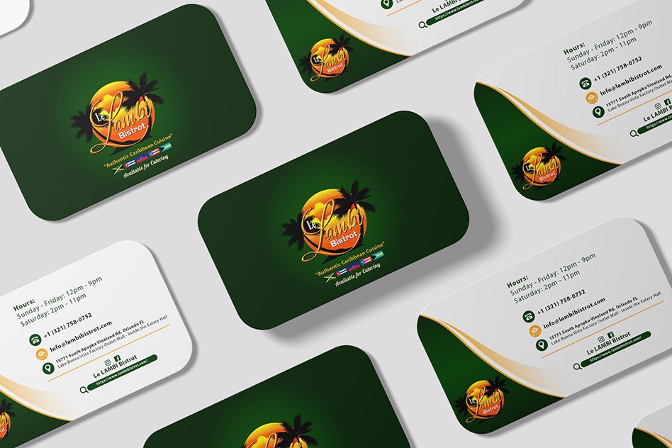 Business card for Lambi Bistrot