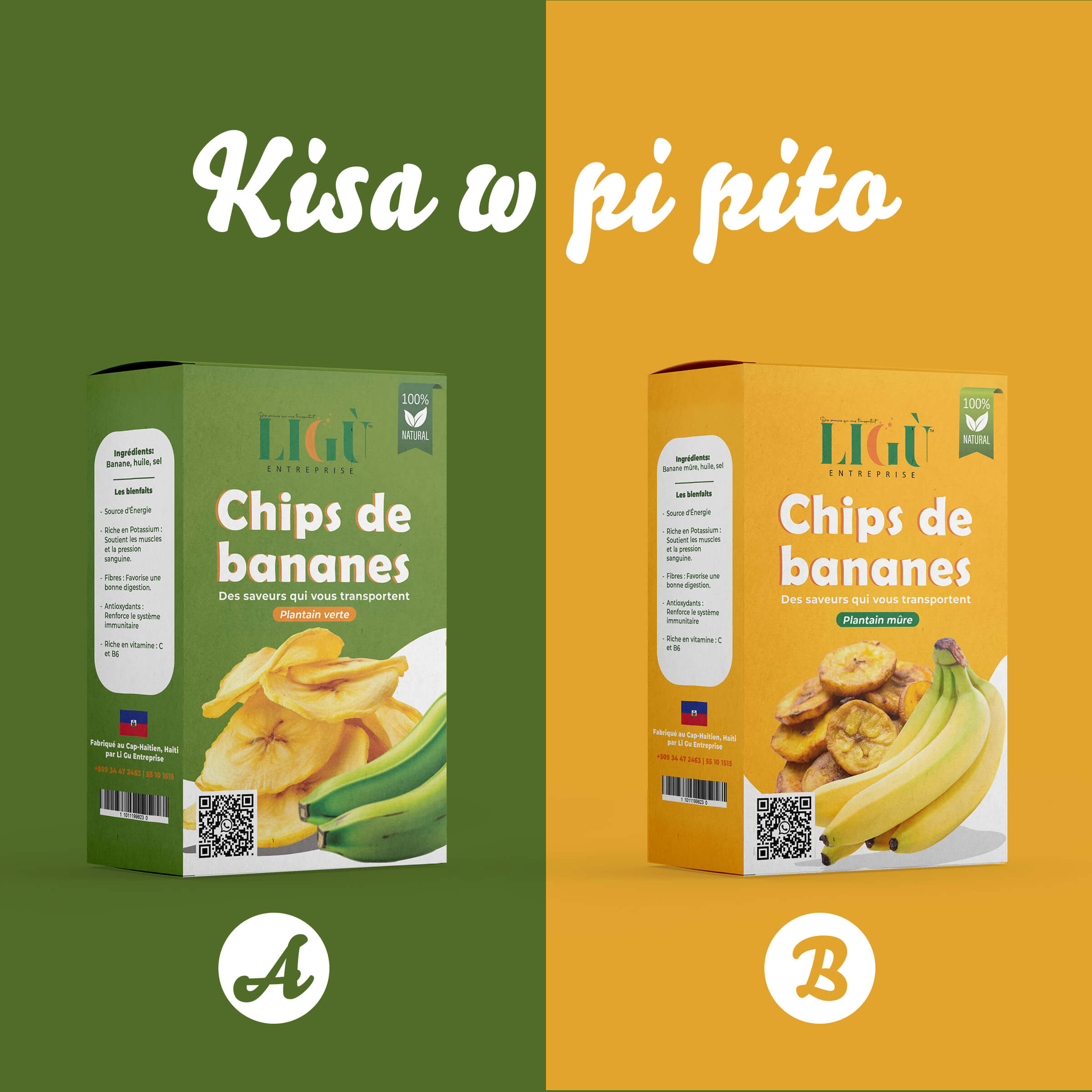 Packaging réaliser pour LIGU